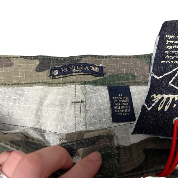 Vanilla Star NWT - Womens Camo Rhinestone Embellished Skirt Sz. 11 |31"W| - Picture 2 of 6